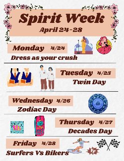 Spirit Week April 2023